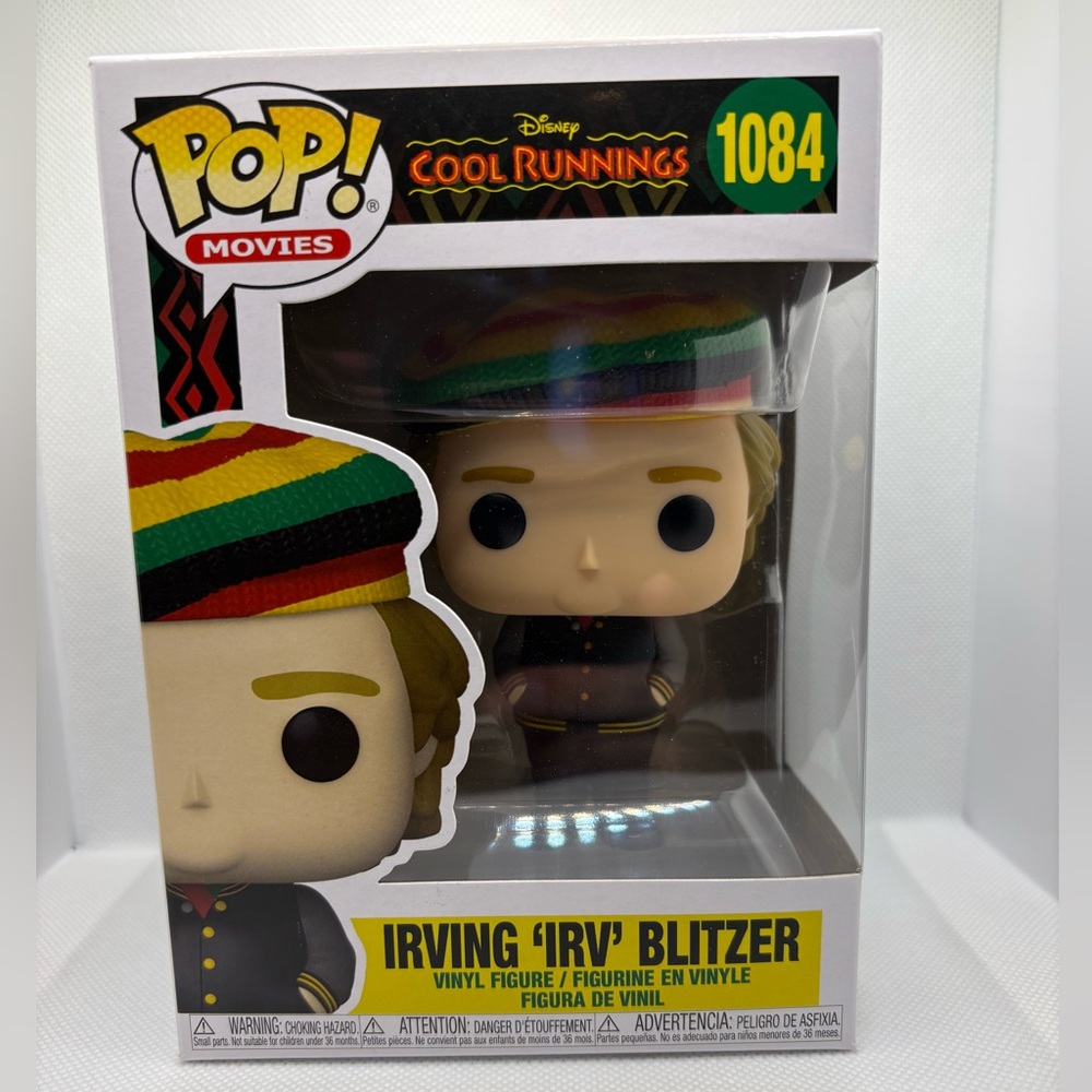 Funko Pop! Cool Runnings Irving Blitzer with Colorful Rasta Hat